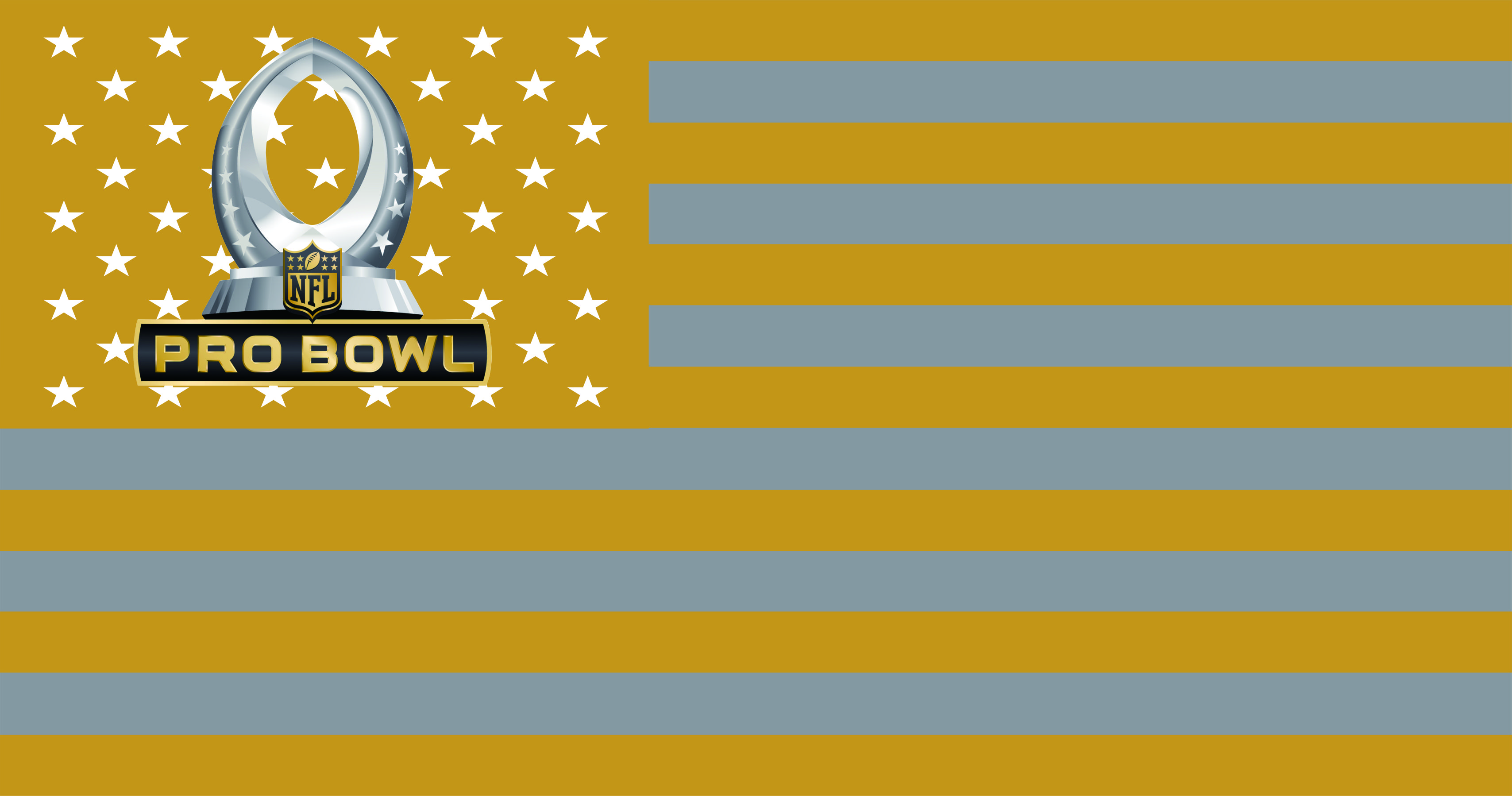 NFL Pro Bowl Flag001 logo iron on paper